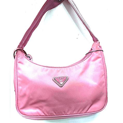 sac prada nylon rose|Prada handbags sale.